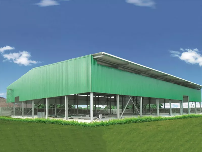 Eco-friendly nga Prefab Metal Warehouse Building