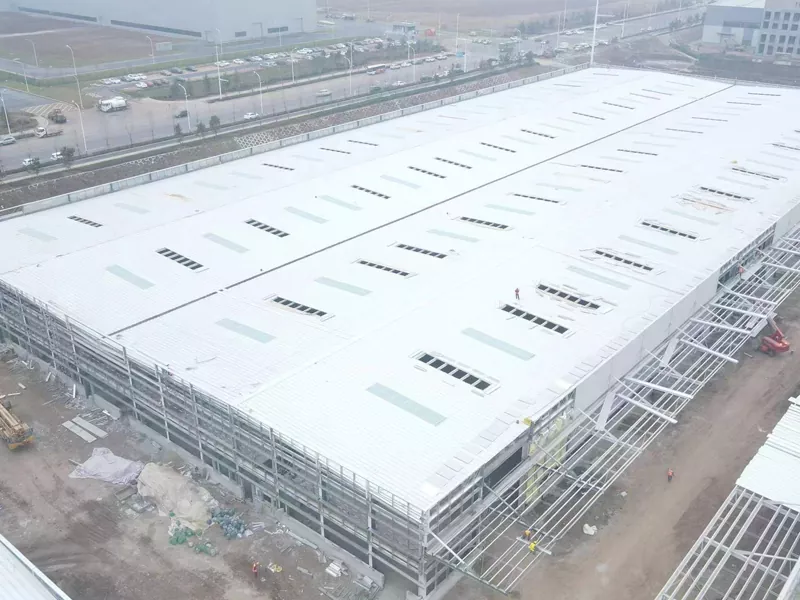 Dako nga Span Steel Structure Construction Sandwich Panel Wall