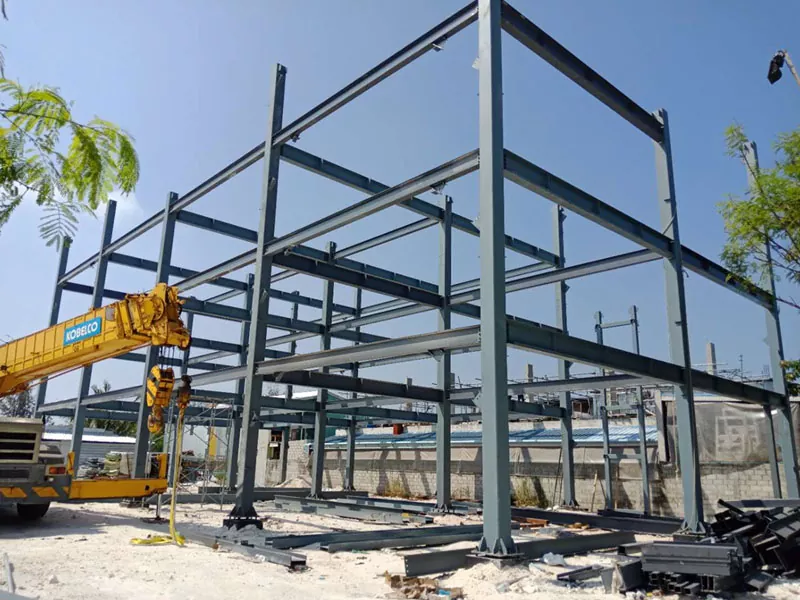 Praktikal ug Nindot nga Steel Frame Warehouse Construction