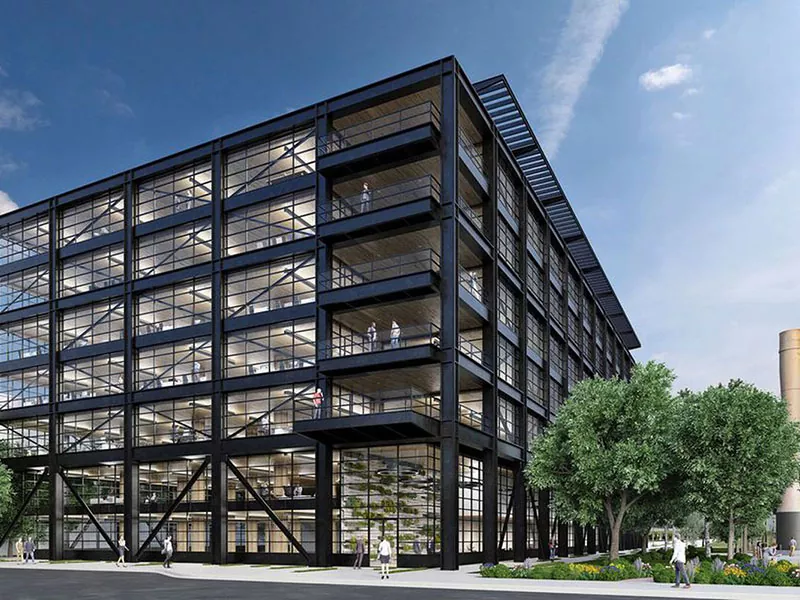 Steel-Frame Office Building